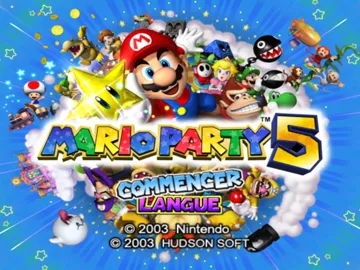 Mario Party 5 screen shot title